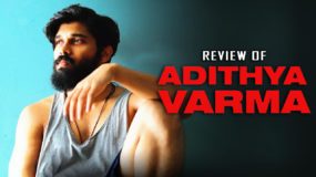 Adithya Varma movie review - Tamil remake film poster featuring Dhruv Vikram